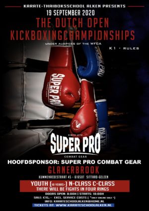 Dutch Open Kickboxingchampionships 2020