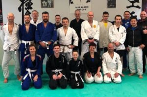 De BJJ groep van Karate- en Muay Thai School Alken